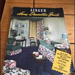 Vintage 1947 Singer Home Decoration Guide Sewing Machine Booklet Collection